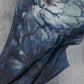 Blue Rose Silk Scarf