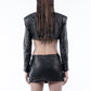 CHRONOS CORPS DECKARD CROPPED LEATHER JACKET-1