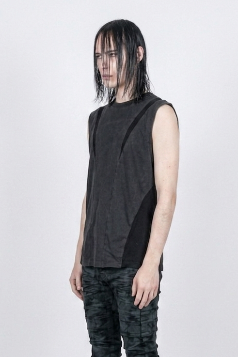 Chronos Corps - Tank top - Oversized - Corset - Cotton
