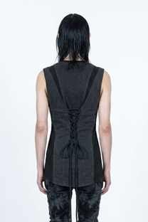 Chronos Corps - Tank top - Oversized - Corset - Cotton