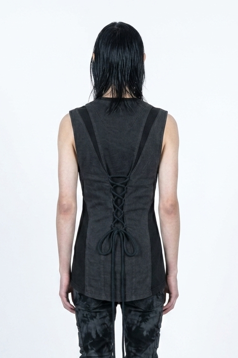 Chronos Corps - Tank top - Oversized - Corset - Cotton