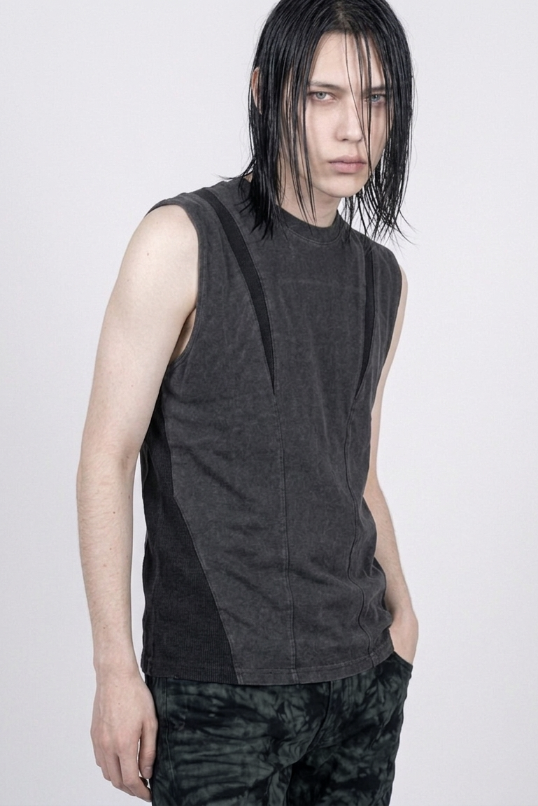 Chronos Corps - Tank top - Oversized - Corset - Cotton