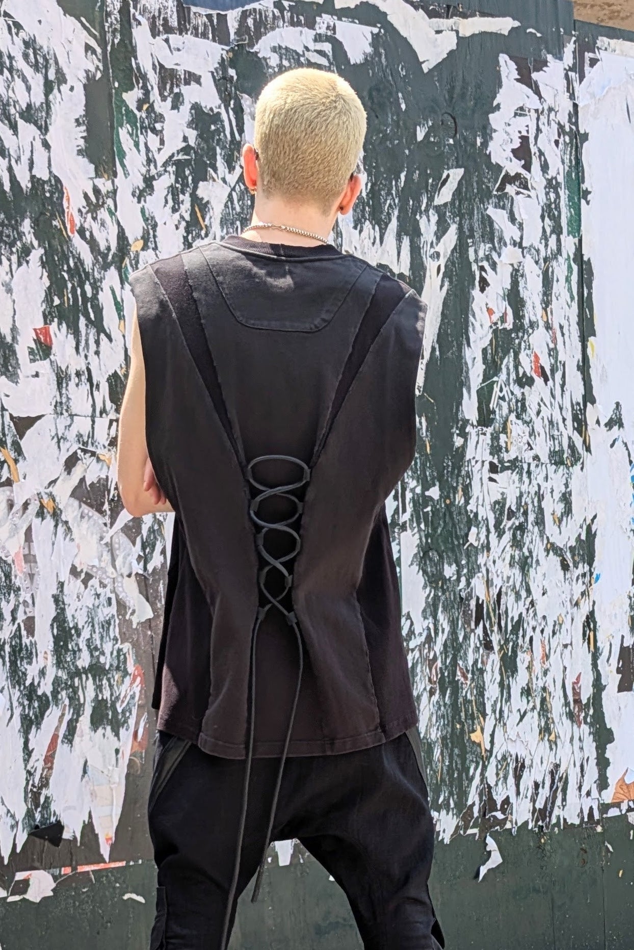Chronos Corps - Tank top - Oversized - Corset - Cotton