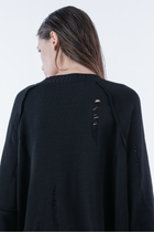 Chronos_Corps Distressed Unisex Oversized Sweater