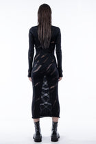 Chronos_Corps_Knitted_Distressed_Dress