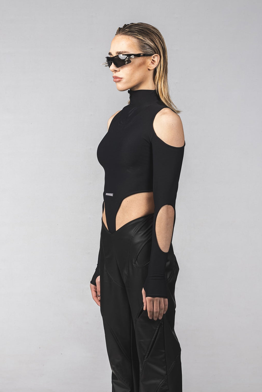 Chronos Crops Thong Bodysuit
