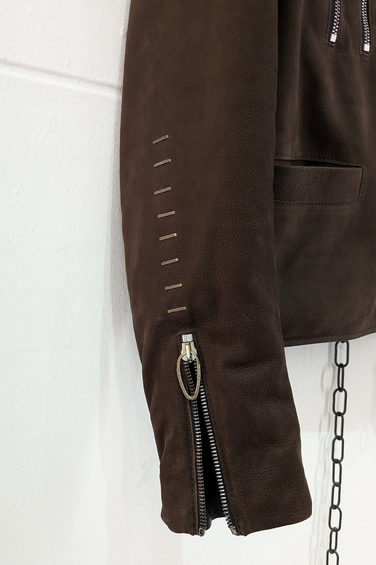 Daniel Basta Brown Leather Coat at LiLi The First boutique NYC