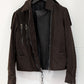 Daniel Basta Brown Leather Coat at LiLi The First boutique NYC