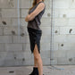 Daniel Basta Italy stretch fitted leather skirt with a full zipper - Lili The First boutique NYC Meatpacking