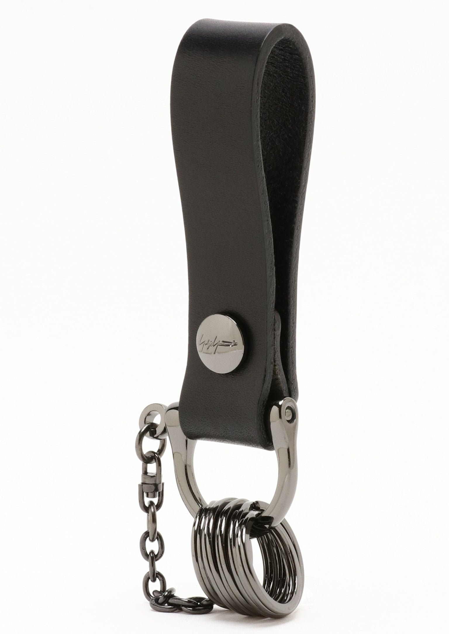 DISCORD YOHJI YAMAMOTO - KEYCHAIN LEATHER METAL RINGS