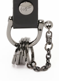DISCORD YOHJI YAMAMOTO - KEYCHAIN LEATHER METAL RINGS