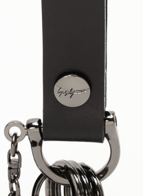 DISCORD YOHJI YAMAMOTO - KEYCHAIN LEATHER METAL RINGS