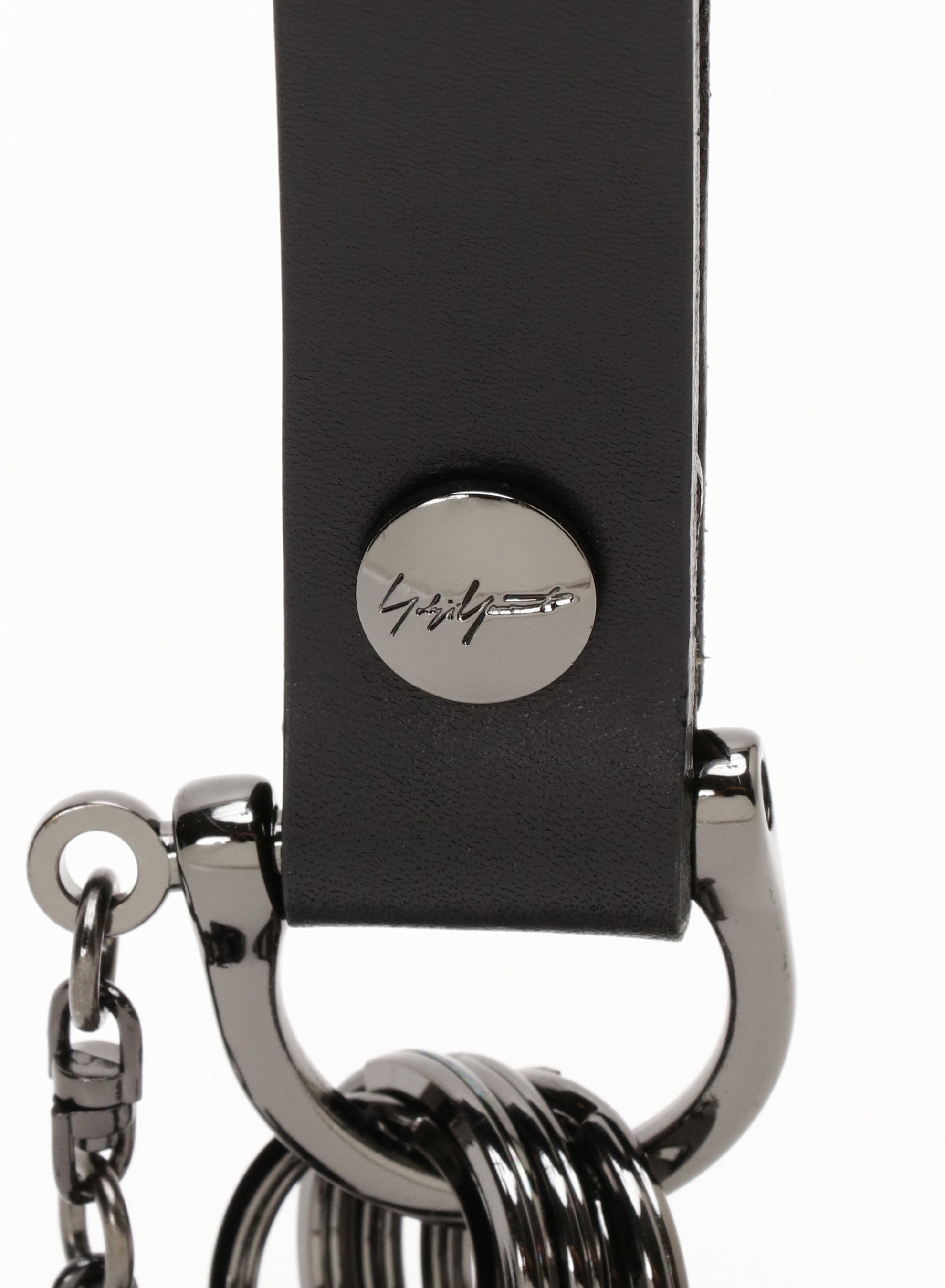DISCORD YOHJI YAMAMOTO - KEYCHAIN LEATHER METAL RINGS