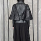 Sandrine Philippe Paris - LiLi The First Washington DC, Couture Capeline Leather Jacket