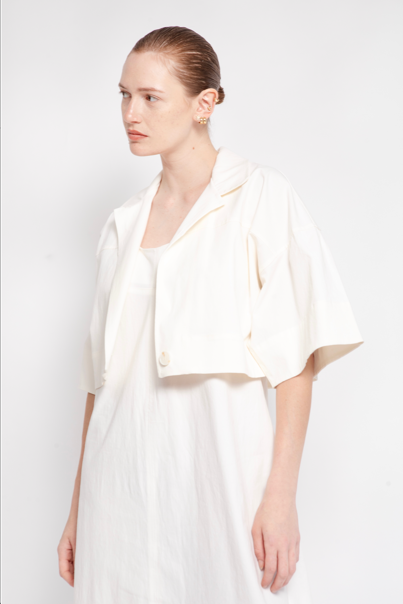 Gershon Bram - Bolero jacket - Boxy - White
