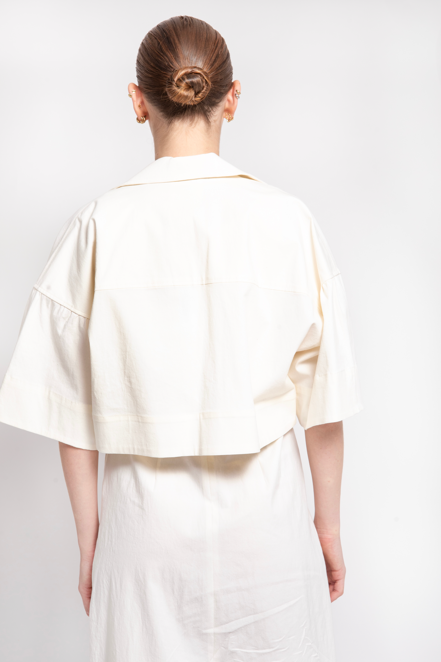 Gershon Bram - Bolero jacket - Boxy - White