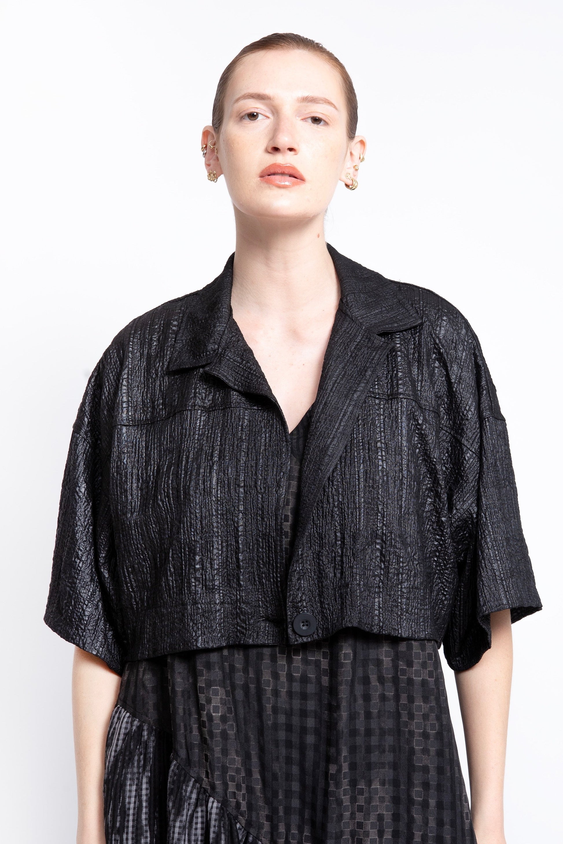 Gershon Bram - Cropped Jacket - Light weight - Black