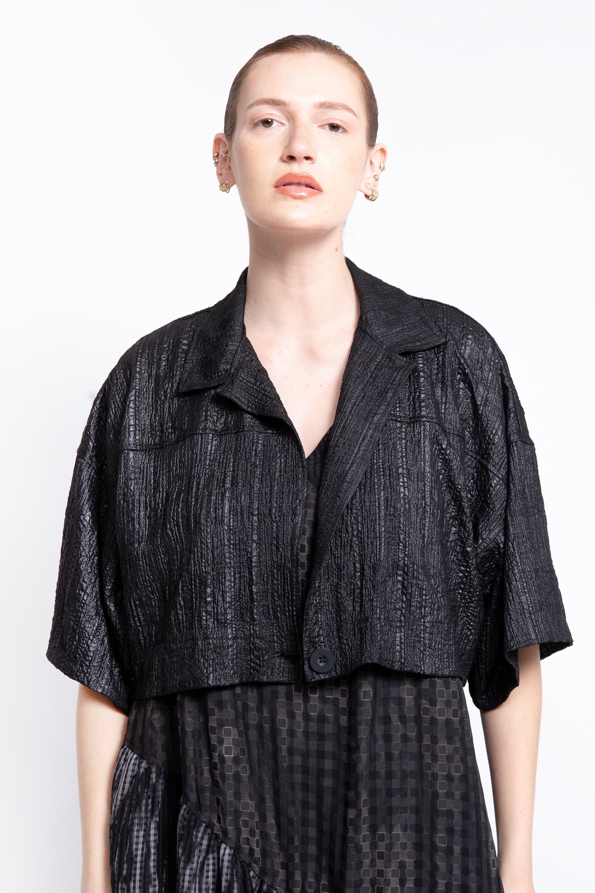 Gershon Bram - Cropped Jacket - Light weight - Black