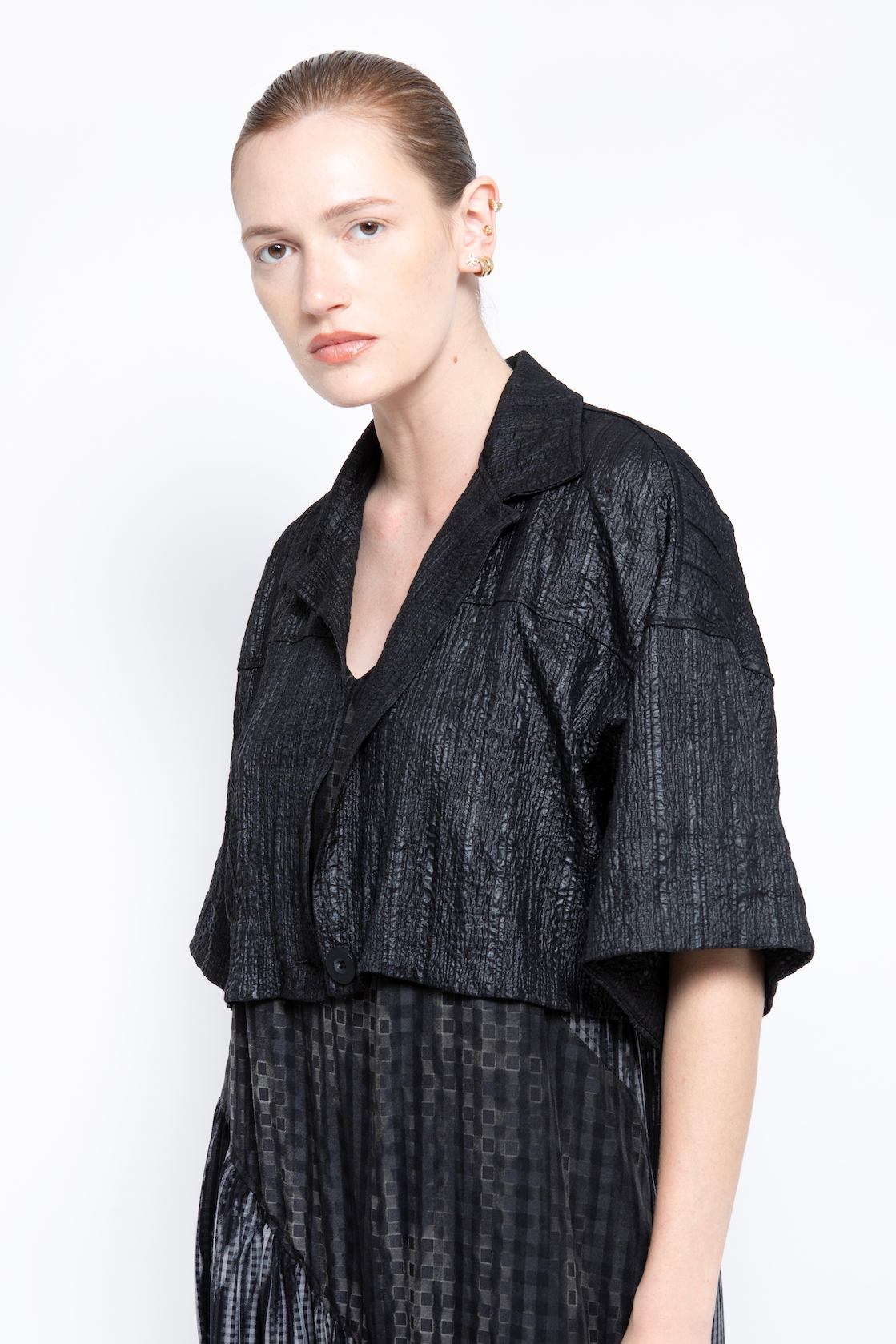 Gershon Bram - Cropped Jacket - Light weight - Black