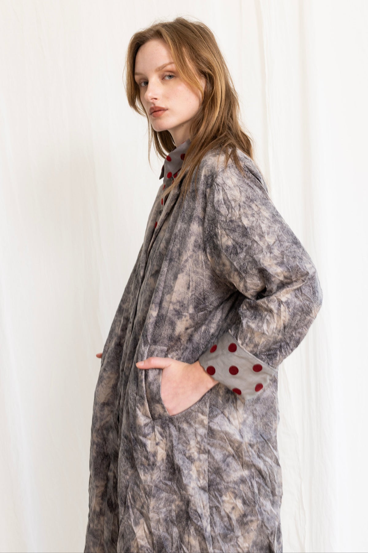 Gershon Bram - Duster Coat - Light weight - wrinkled