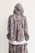 Gershon Bram - Jacket - Hood - Abstract - Crinkle