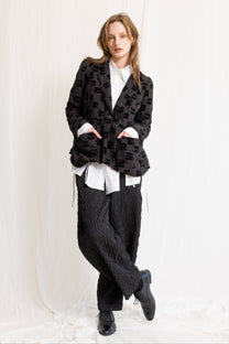 Gershon Bram - Jacket - Light weight - Crinkled - black