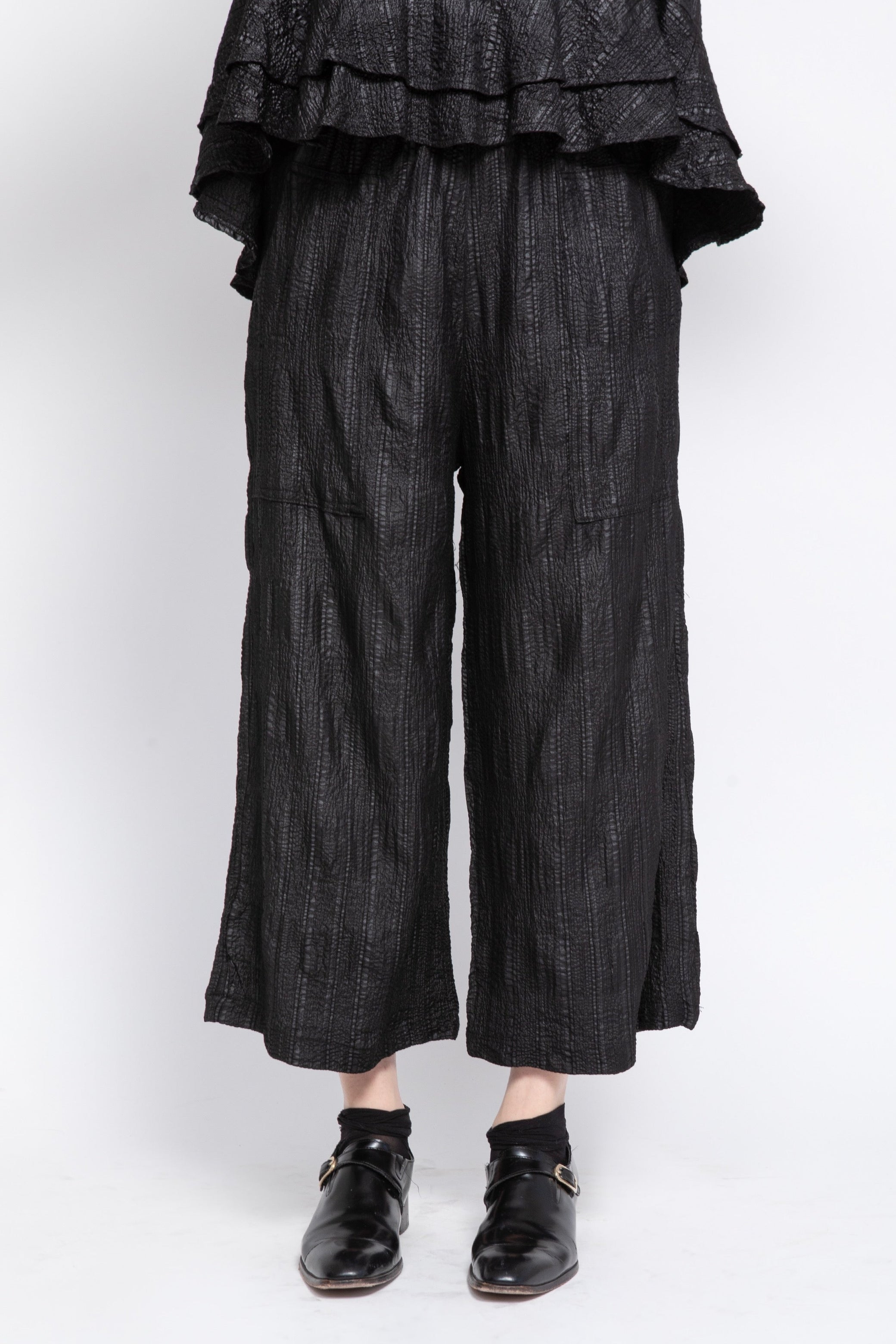 Gershon Bram - Pants - Gaucho - Cropped pants - Black