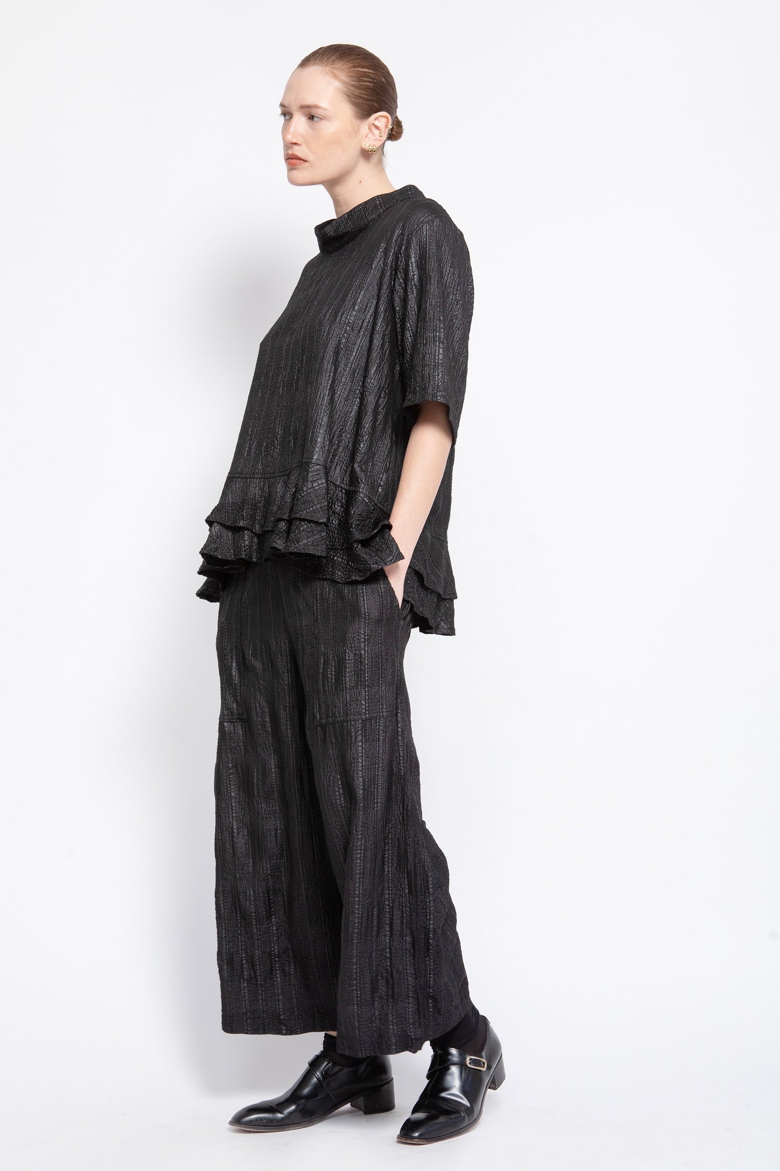 Gershon Bram - Pants - Gaucho - Cropped pants - Black