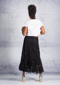 Gershon Bram - Skirt - Mesh - Black - Elastic
