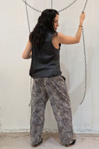 Gershon Bram - pants - elastic waist - wrinkle