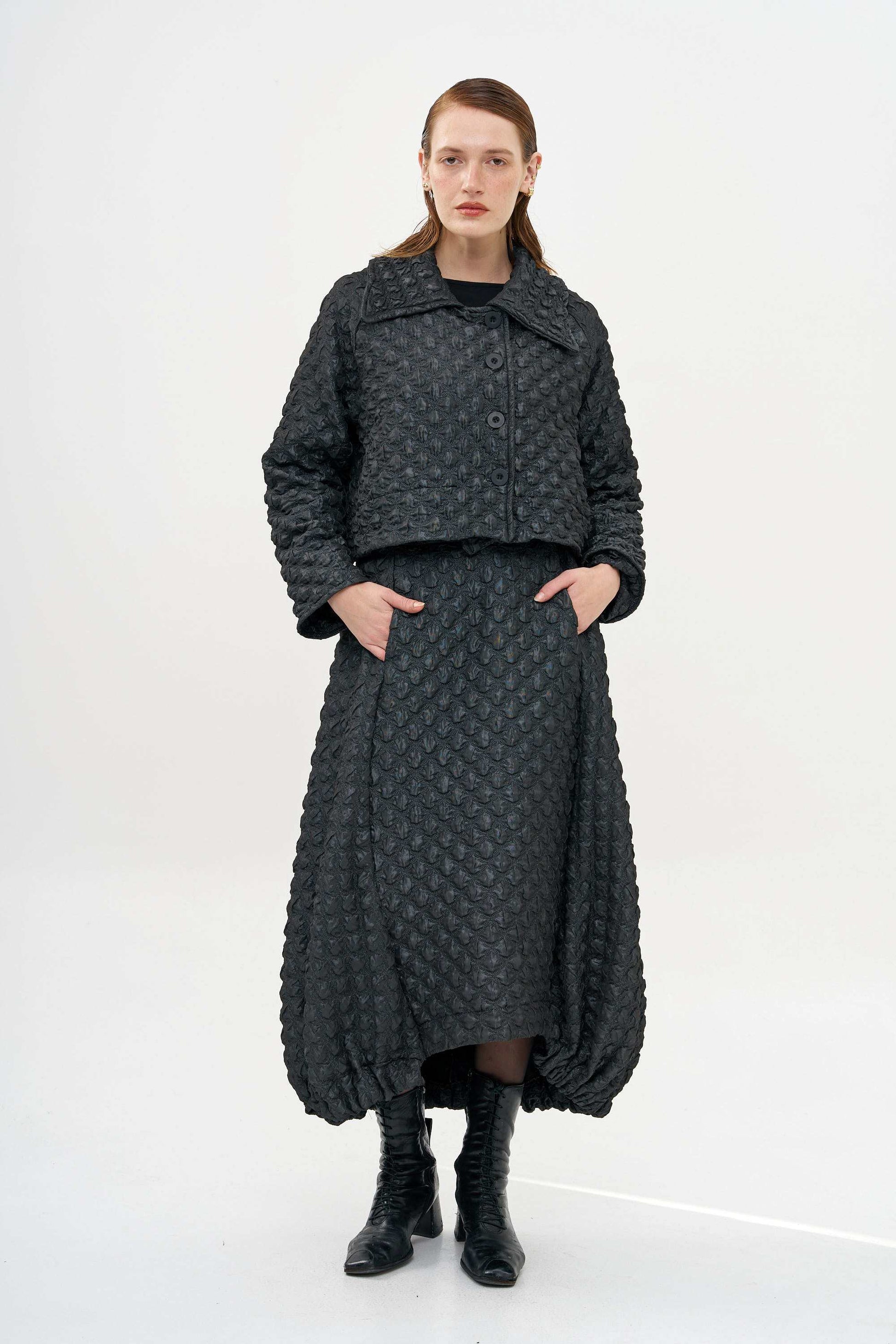 Gershon Bram Vered Skirt and a cropped Rose jacket
