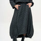Gershon Bram Vered Skirt, black midi, at LiLi The First boutique Washington DC