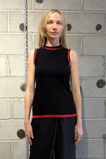 Heyne Bogut - tank top - red paint