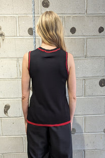 Heyne Bogut - tank top - red paint