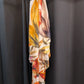 Italian Silk Flowers Scarf