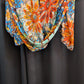 Italian Silk Flowers collage Scarf