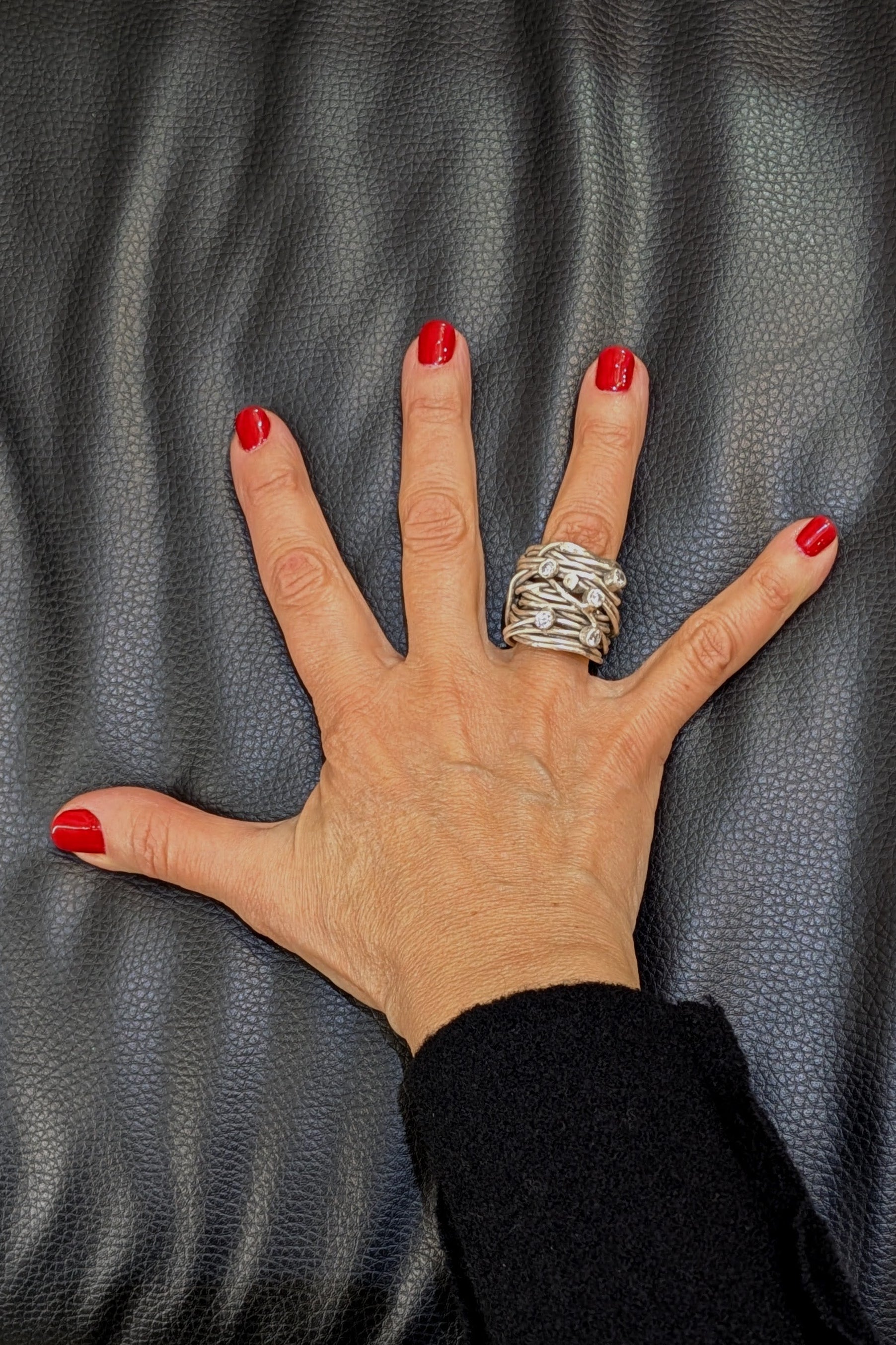 Jill Herlands Wrap around Sterling silver Statement Ring