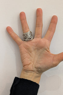 Jill Herlands Wrap around Sterling silver Statement Ring