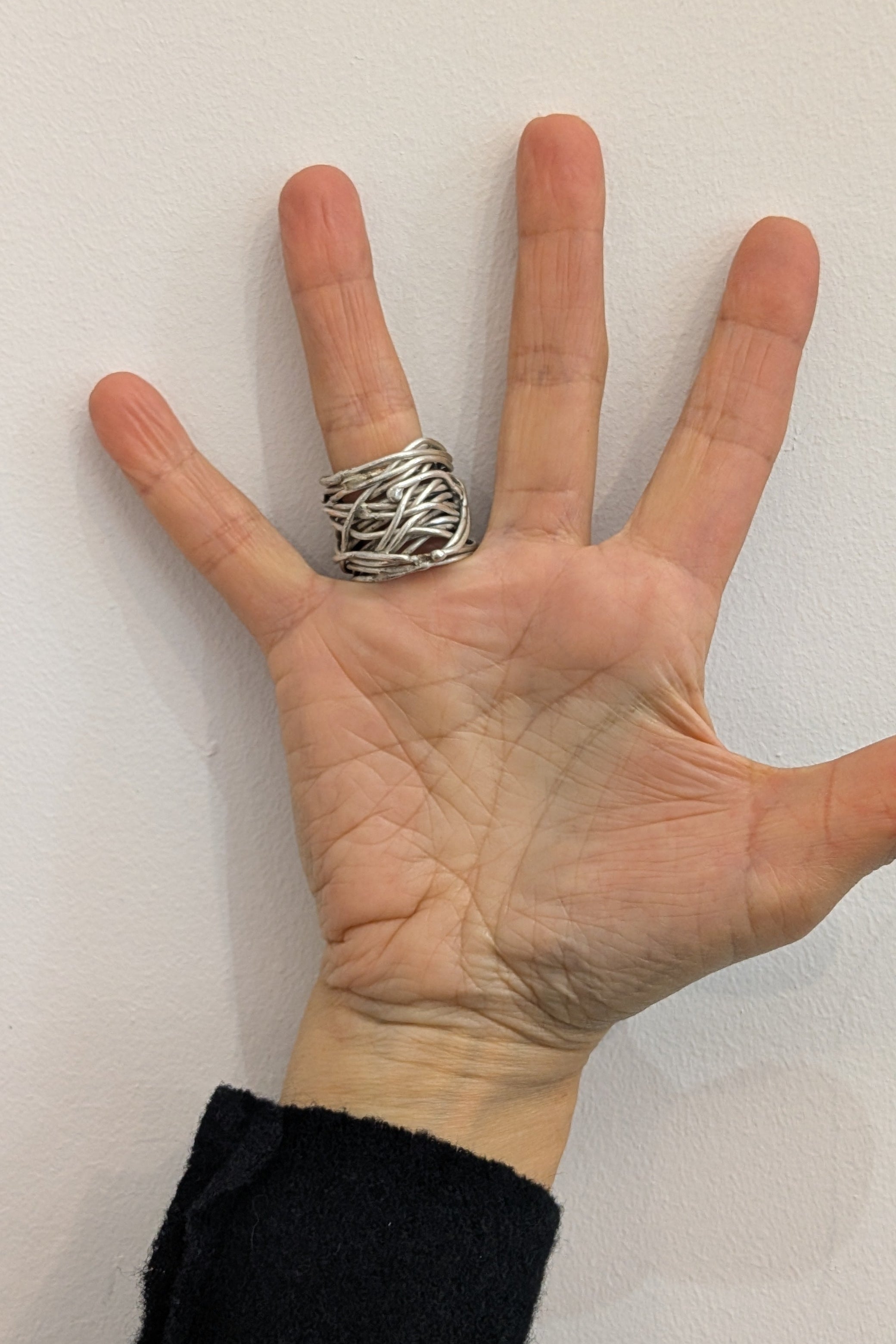 Jill Herlands Wrap around Sterling silver Statement Ring