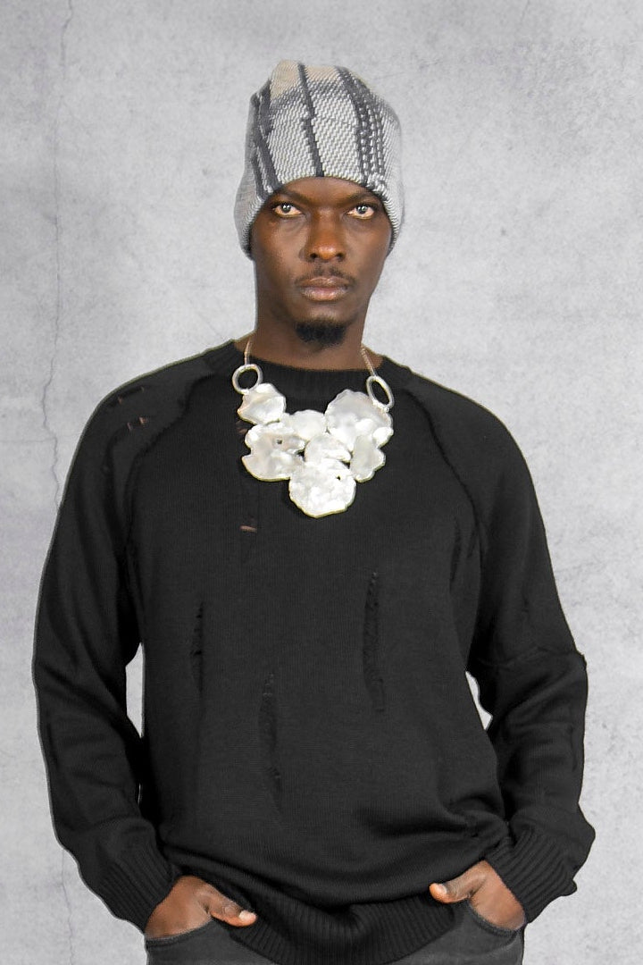 vivienne westwood beanie- Jill Herlands - necklace - sterling silver - hand made - statement necklace