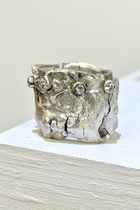 Jill Herlands - ring - sterling silver - Moissanite - one of a kind