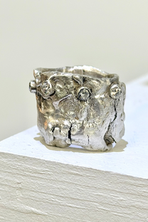 Jill Herlands - ring - sterling silver - Moissanite - one of a kind