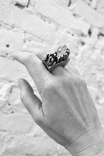 Jill Herlands - ring - sterling silver - quartz
