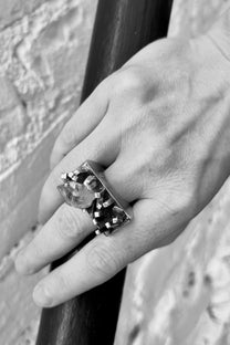 Jill Herlands - ring - sterling silver - quartz