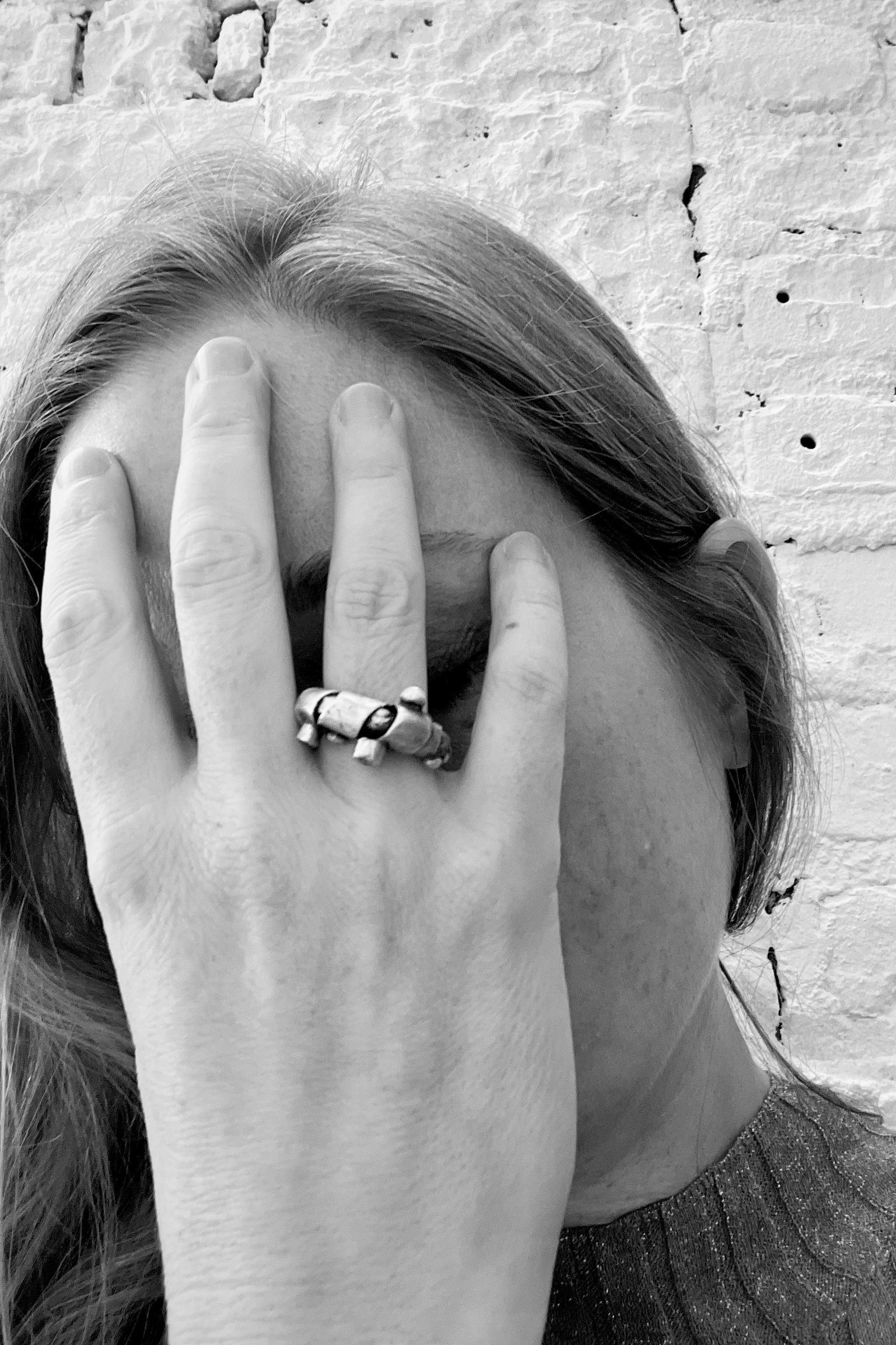 Jill Herlands Orbit Ring, Sterling Silver, Handmade, one of a kind