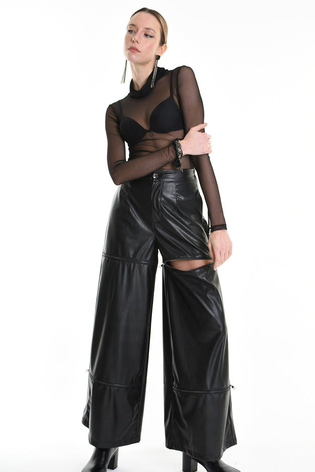 La Haine Inside Us Wide Leg Pants - Lili the First Boutique NYC