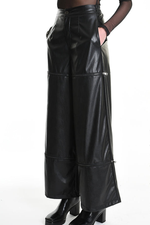 La Haine Inside Us Wide Leg Pants - Lili the First Boutique NYC