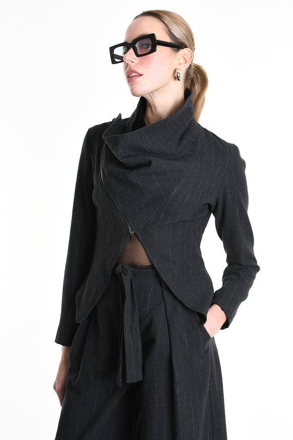 La Haine Inside Us Asymmetrical Jacket - Lili the First Boutique NYC