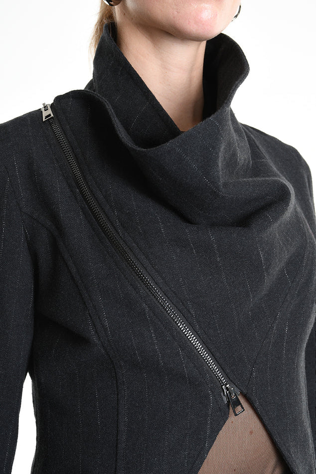 La Haine Inside Us Asymmetrical Jacket - Lili the First Boutique NYC