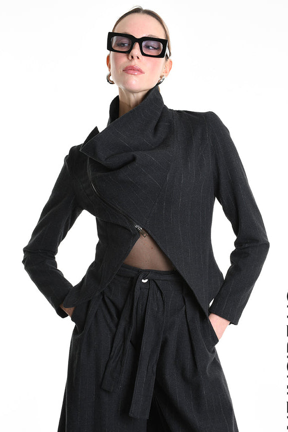 La Haine Inside Us Asymmetrical Jacket - Lili the First Boutique NYC